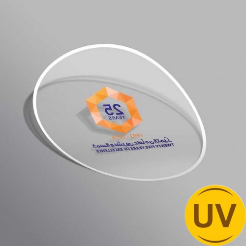 Adesivo Transparente UV - Recorte Eletrônico