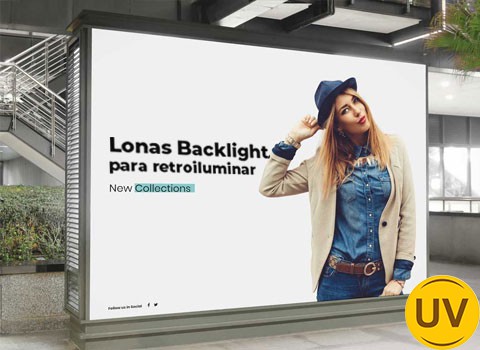 Lona Backlight UV - Sem Acabamento