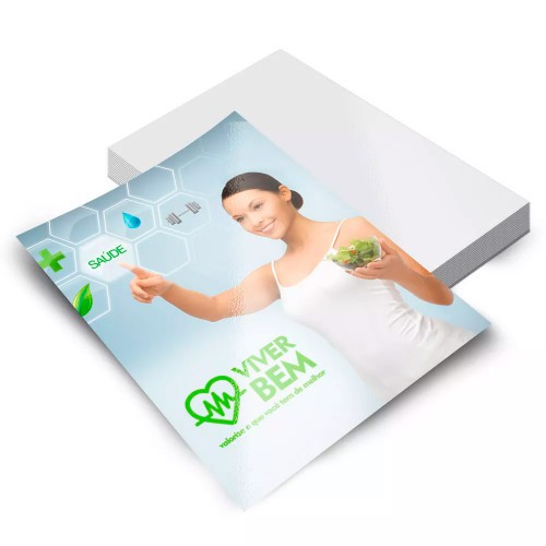 Panfleto Couchê 115g - 10x14 - 4x0