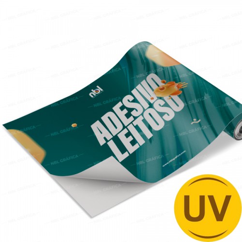 Adesivo Fosco UV - Sem Acabamento